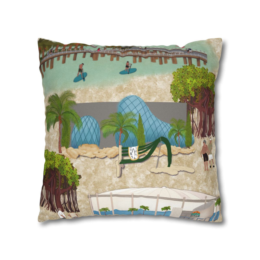 St. Petersburg & St. Pete Beach Pillow Cover – Coastal Home Décor
